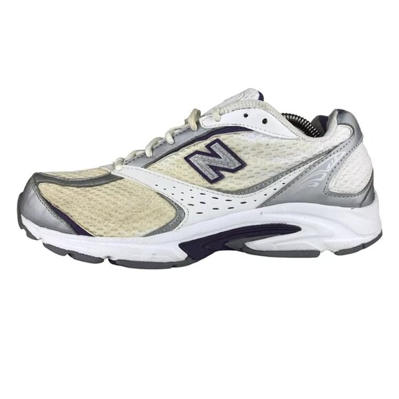 New Balance Womens White 416 WR416WPB Lace Up Low Top Running Shoes Size US 8.5B - Picture 2 of 11